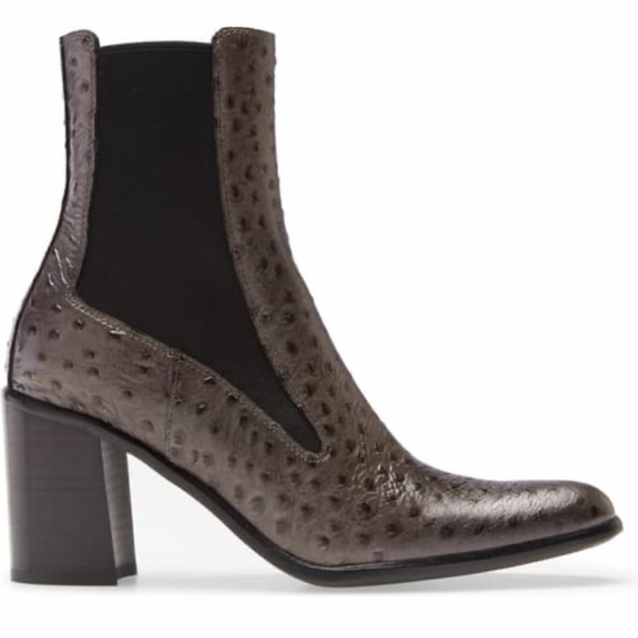 NWB Jeffrey Campbell Anitra Chelsea Boot 3" heel Side zip Leather upper&lining - Picture 3 of 5
